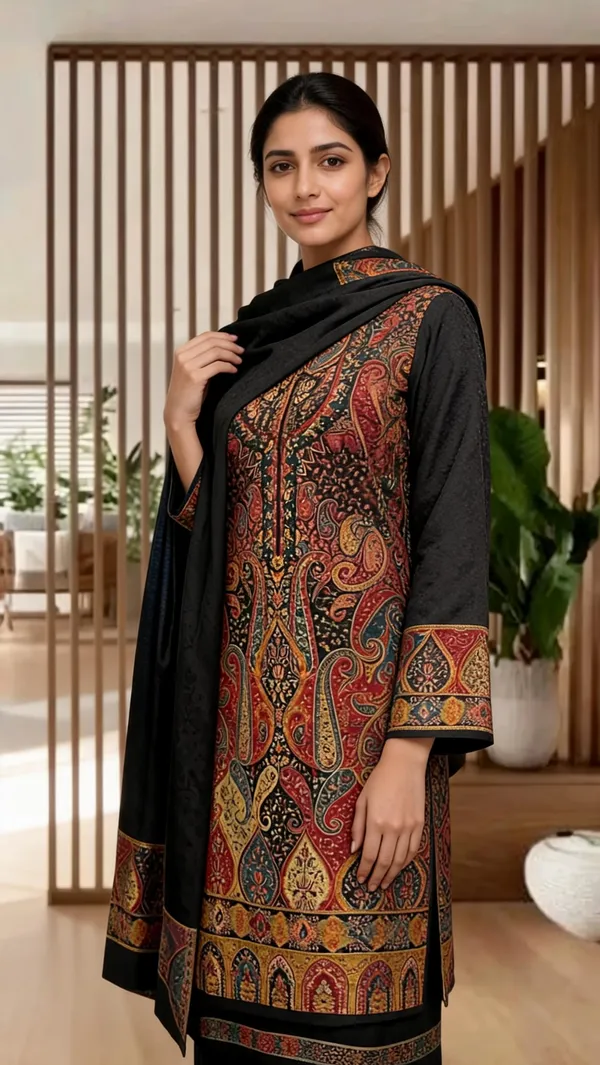 Multicolor_Wool_Kani_Straight_Suit_With_Dupatta_For_Women