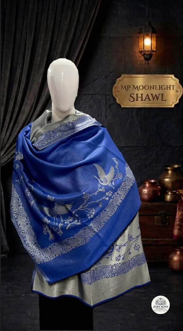 Blue_Wool_Shawl_For_Unisex