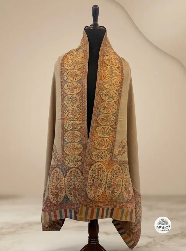 Yellow_Wool_Shawl_For_Unisex