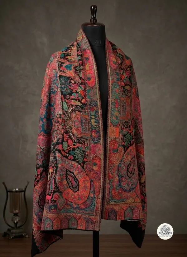 Multicolor_Wool_Stole_For_Unisex