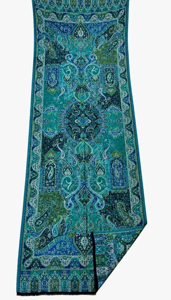 Blue_Wool_Stole_For_Unisex