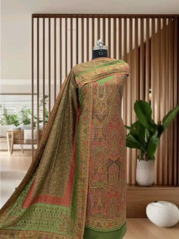 Green_Wool_Kani_Ethnic_Suit_For_Women