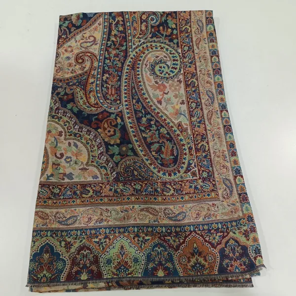 Multi_Fine_Wool_Kani_Woven_Shawl_For_Unisex
