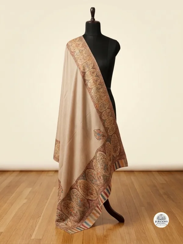 Yellow_Wool_Shawl_For_Unisex