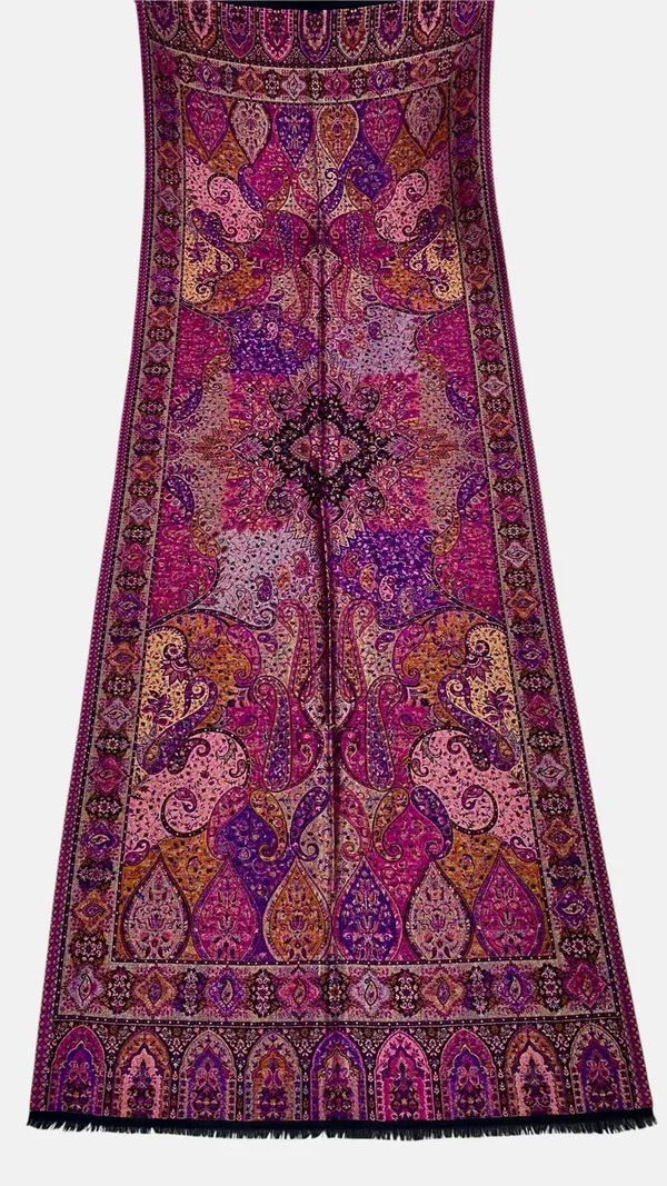 Purple_Wool_Stole_For_Unisex