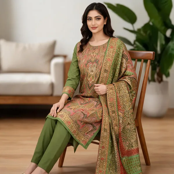 Green_Wool_Kani_Ethnic_Suit_For_Women