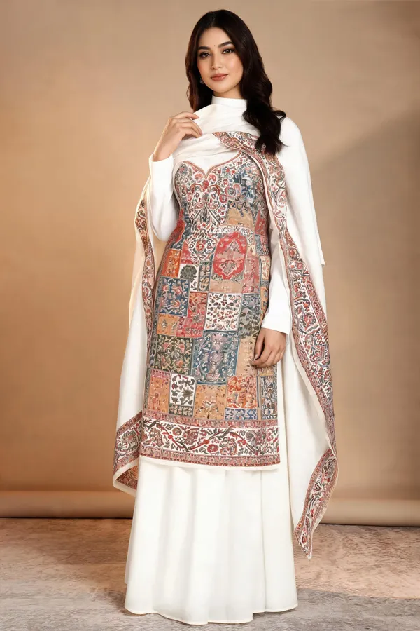 White_Wool_Kani_Ethnic_Suit_For_Women