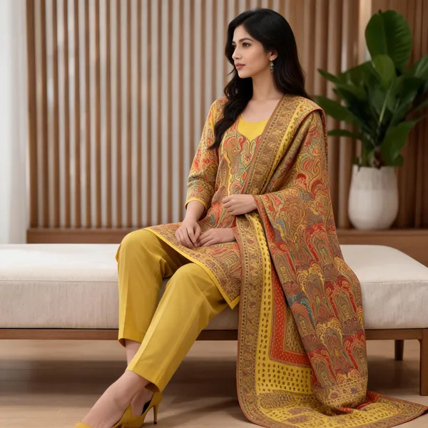 Yellow_Wool_Kani_Ethnic_Suit_Set_For_Women