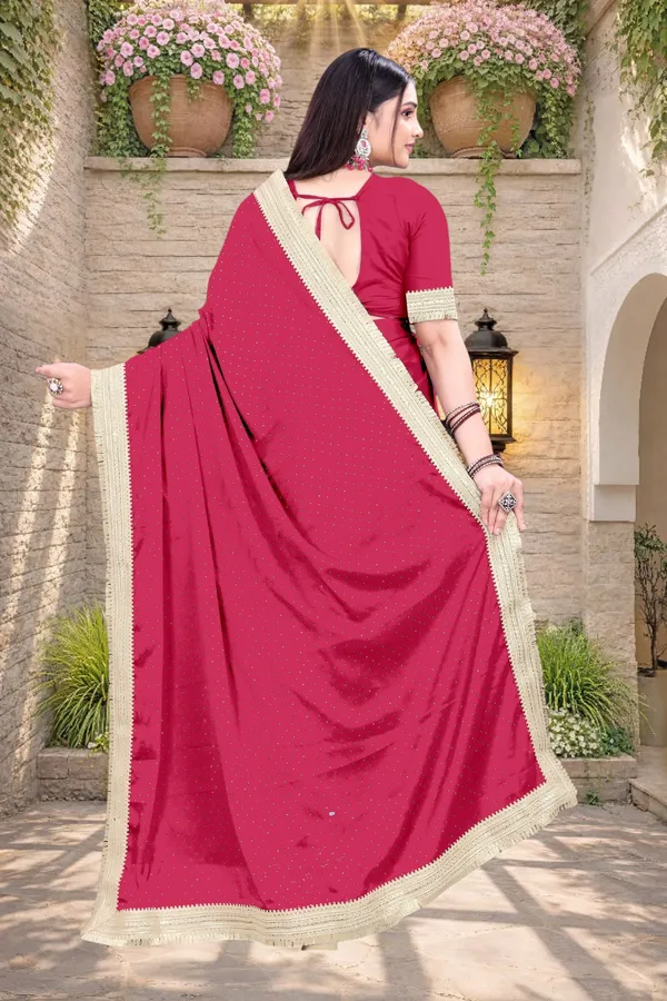 Pink_Star_Georgette_Embellished_Saree_For_Women