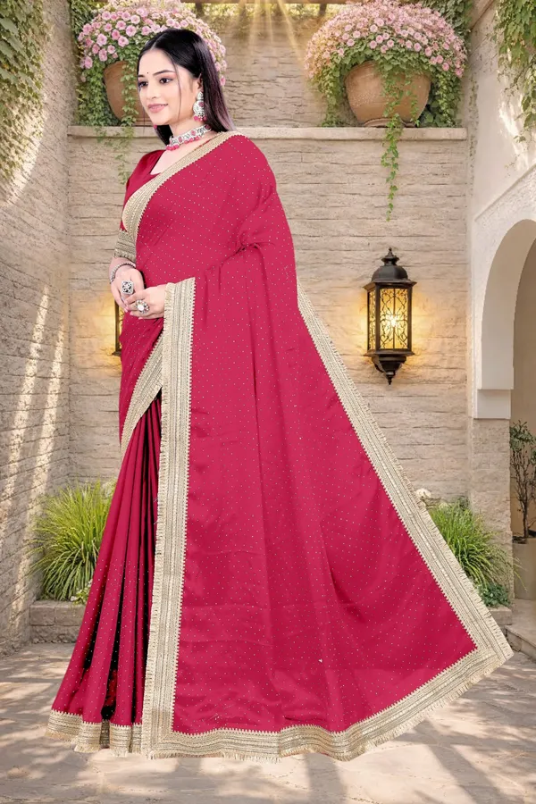 Pink_Star_Georgette_Embellished_Saree_For_Women