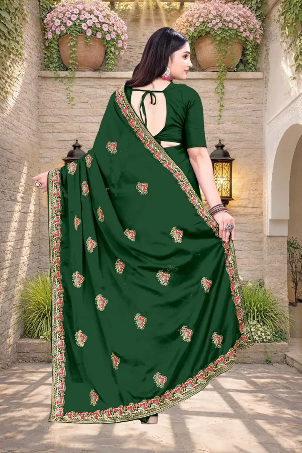 Green_Star_Georgette_Printed_Ethnic_Saree_For_Women