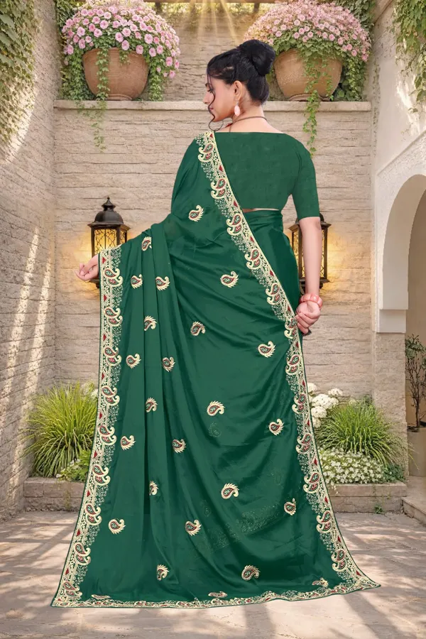 Green_Star_Georgette_Embroidered_Saree_For_Women