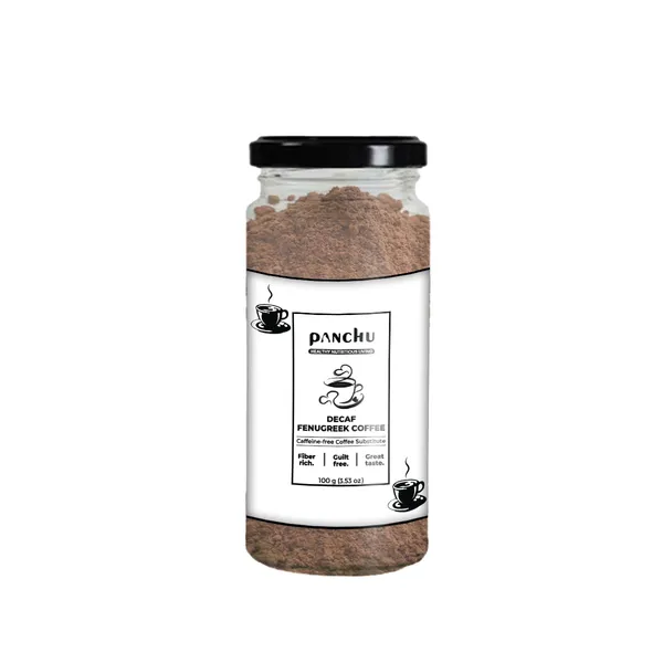 Panchu_Fenugreek_Coffee_100gm_Traditional_Caffeine_Free_Coffee_Substitute_Decaffeinated_Instant_Ground_Powder_Jar_Roasted_Fenugreek_Health_Drink_Good_For_Digestion