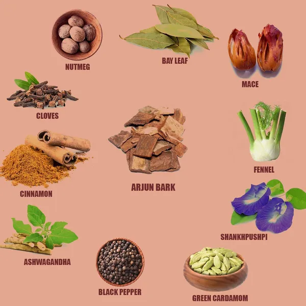 Panchu_Arjun_Tea_100gm_Arjuna_Chai_For_Healthy_Heart_Caffeine_Free_Herbal_Tea_With_Arjun_Bark_Chaal_Ashwagandha_Shankhpushpi_Cinnamon_Green_Cardamom_Nutmeg_Mace_Ayurvedic_And_Decaffeinated_Arjun_Beradu_Tea_Pack_Of_3
