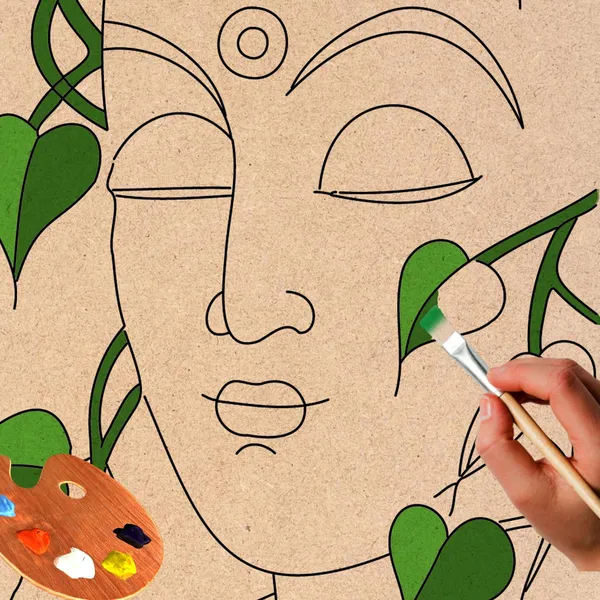 MDF_Art_and_Craft_Board_for_DIY_Painting,_Pre-Marked_Buddha_Face_Coloring,_Mandala,_Lippan_and_Resin_Art_for_Kids,_Adults,_Artists_and_Art_Students,_Ready-to-Paint_Wooden_Board_for_Home_Decoration_and_Gifting