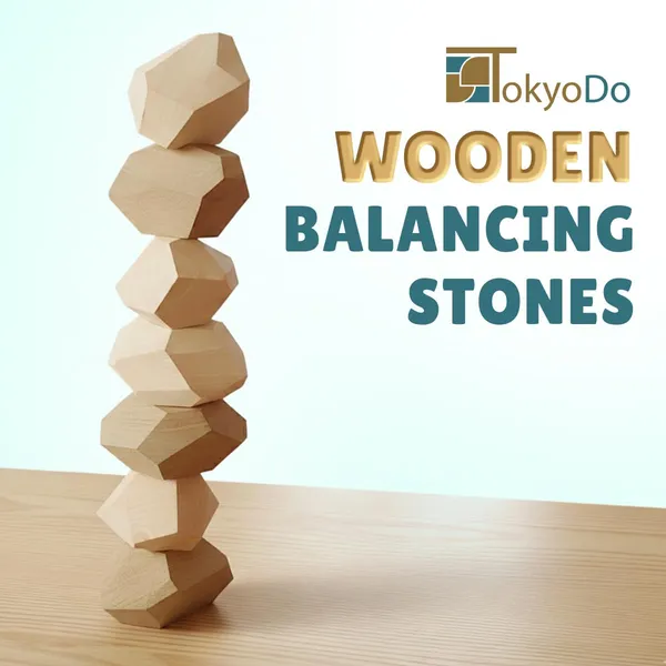 Tokyodo_Wooden_Balancing_and_Stacking_Toys_Combo_Set_with_8_Natural_Wooden_Balancing_Stones_and_7_Rainbow-Colored_Blocks_for_Kids_Montessori_Learning,_Shape_Recognition,_Color_Identification,_Hand-Eye_Coordination_and_Educational_Puzzle_Games