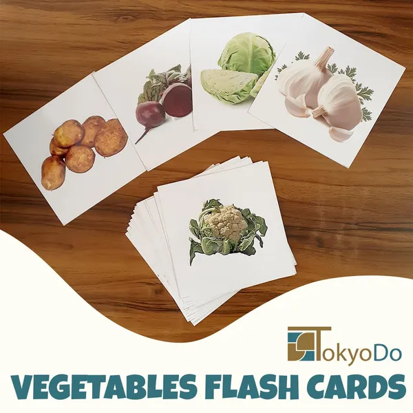 Tokyodovegetables_Flash_Cards_For_Kids_Set_Of_42_Laminated_Educational_Cards_For_Preschool_Learning_Children_Easy_Fun_Learning_Cards