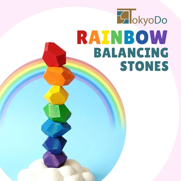 Tokyodo_Wooden_Balancing_Blocks_Rainbow_Colors_Shape_And_Color_Learning_For_Kids_Rainbow_Colors_3_Set_7_Color_Block