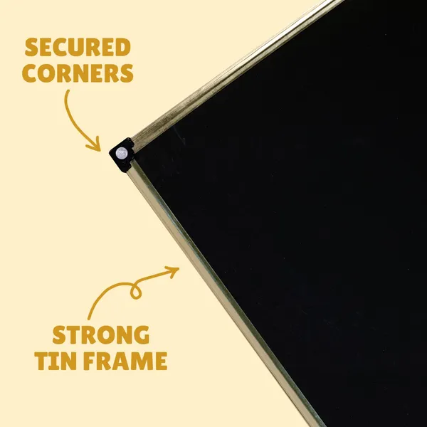Nano_Slate_Educational_Board_Black_Mdf_25_X_30_Cm_Pre_Printed_Lines_And_Graph_Sturdy_Gold_Tin_Frame_With_3_Letter_Spelling_Flashcards_2_Plane