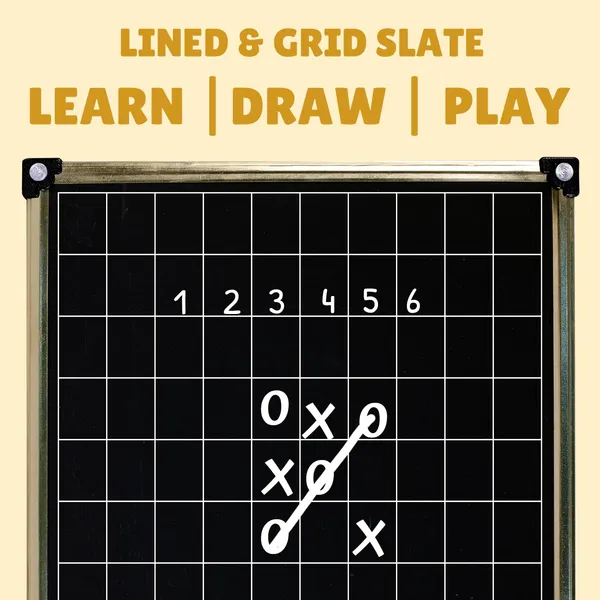 Nano_Slate_Educational_Board_Black_Mdf_20_X_25_Cmgold_Tin_Frame_With_3_Letter_Spelling_Flashcards_1_Line_Graph