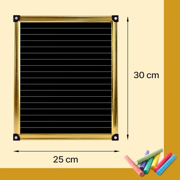 Guru_Slate_Double_Sided_Educational_Board_Black_Mdf_25_X_30_Cm_Lightweight_Chalkboard_With_3_Letter_Spelling_Flashcards_1_Line_Graph