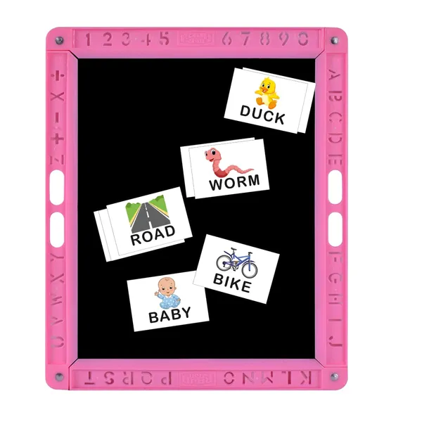 Amul_Slates_Writing_Board_20_X_25_Cm_Double_Sided_Educational_Slate_Mdf_Lightweight_With_3_Letter_Spelling_Flashcards_2_Pink
