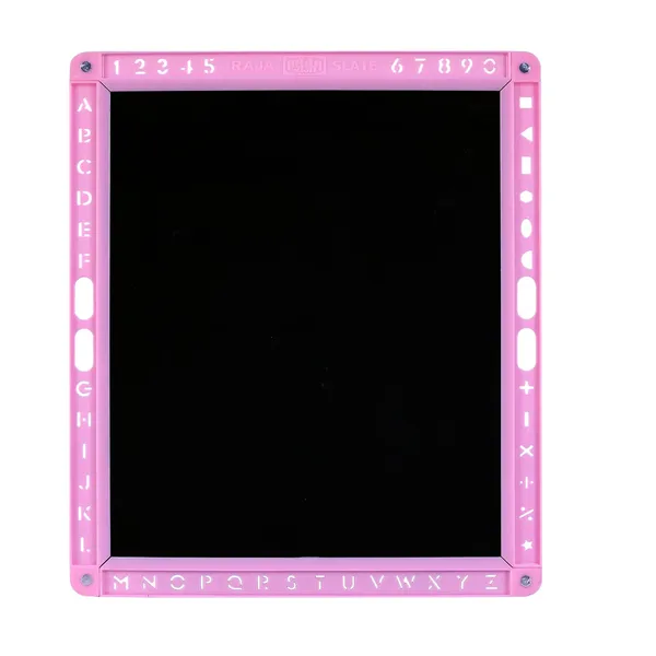 Kids_Learning_Multipurpose_Writing_Board_Skill_Development_Tool_Both_Sided_Educational_Board_Learning_Toy_For_Kids_With_3_Letter_Spelling_Flashcards_1_Pink_Plain