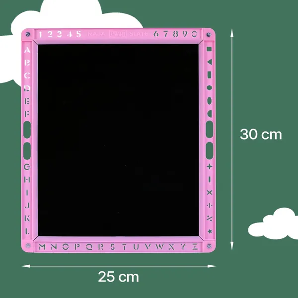 Kids_Learning_Multipurpose_Writing_Board_Skill_Development_Tool_Both_Sided_Educational_Board_Learning_Toy_For_Kids_With_3_Letter_Spelling_Flashcards_1_Pink_Plain