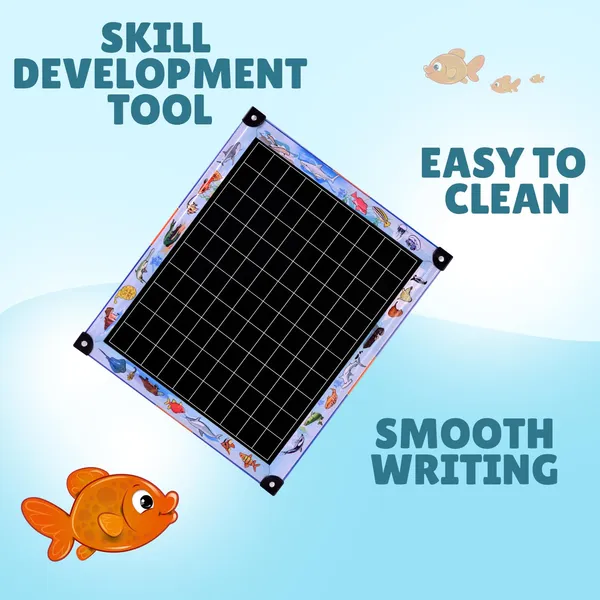 Tokyodo_Kids_Double_Sided_Slate_Board_Reusable_Chalk_Writing_Drawing_Pad_For_Early_Learning_Alphabet_Practice_Educational_Fun_With_Word_Flashcards_25x30_Cm_4_Line_Slates_With_Hindi_Words
