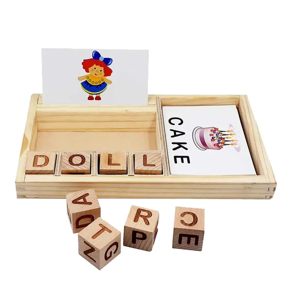 Tokyodo_Wooden_4_Letter_Word_Builder_Learning_Toy_Montessori_Spelling_Game_With_Alphabet_Cubes_Flash_Cards_Educational_Reading_Vocabulary_Toy_For_Kids_3_Years_Preschool_Learning_Kit