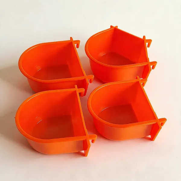 Bird_Cage_Plastic_Food_Feeder_Bowl_Water_Feeder_Cup_300ml_For_Love_Birds_Cockatiel_Finches_Pigeon_Other_Birds_Purple_,_Red_And_Orange