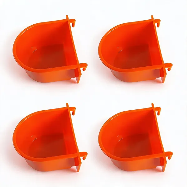 Bird_Cage_Plastic_Food_Feeder_Bowl_Water_Feeder_Cup_300ml_For_Love_Birds_Cockatiel_Finches_Pigeon_Other_Birds_Purple_,_Red_And_Orange