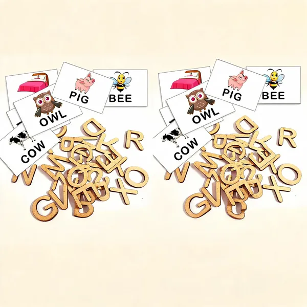 Tokyodo_Wooden_Lowercase_Alphabet_Learning_and_Word_Making_Game_Set,_3_Sets_of_Small_ABC_Letter_Cutouts_with_Spelling_Flashcards_for_Kids,_DIY_Educational_Craft_Kit_for_Toddlers_and_Preschoolers_to_Develop_Letter_Recognition,_Word_Formation_and_Early_Literacy_Skills