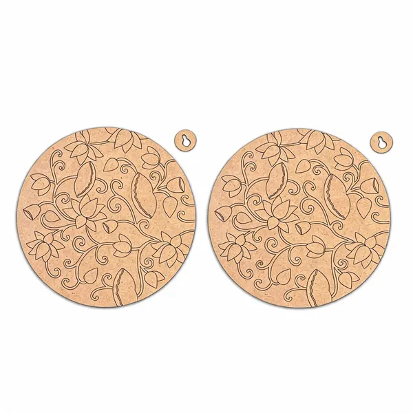 Tokyodo_MDF_Art_and_Craft_Board_Set_with_Round_Plain_Base,_Rectangular_Board_and_Pre-Marked_Cutout_for_DIY_Resin_Art,_Mandala,_Lippan_Art,_Painting,_Mirror_Work,_Home_Decor_and_Handmade_Wall_Decoration