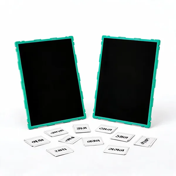Tokyodo_Kids_Double_Sided_Slate_Board_Reusable_Chalk_Writing_Pad_Educational_Learning_Toy_For_Drawing_Writing_Alphabet_Practice_With_Word_Learning_Cards_20x25_Cm_Cyan_With_Gujarati_Words
