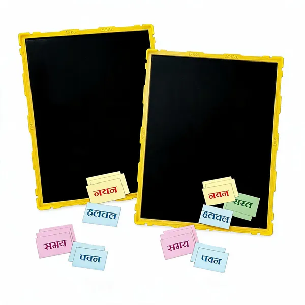 Tokyodo_Kids_Double_Sided_Slate_Board_Reusable_Chalk_Writing_Pad_Educational_Learning_Toy_For_Drawing_Writing_Alphabet_Practice_With_Word_Learning_Cards_20x25_Cm_Yellow_With_Hindi_Words