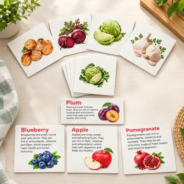 Tokyodo_Fruits_and_Vegetables_Flash_Cards_for_Kids,_Set_of_39_Laminated_Educational_Learning_Cards_Including_21_Vegetable_Cards_and_18_Fruit_Cards_for_Preschool_Learning,_Early_Education,_Vocabulary_Development_and_Fun_Interactive_Activities