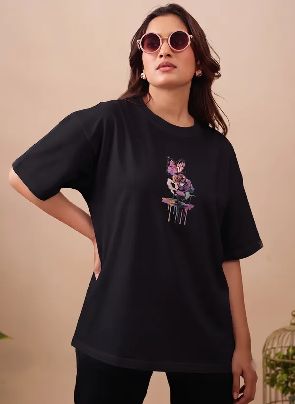 Black_Oversized_Fit_T-Shirt_for_Women
