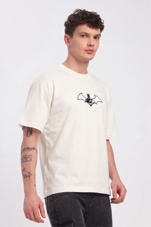 Cream_Oversized_Fit_Embroidered__T-Shirt_for_Men
