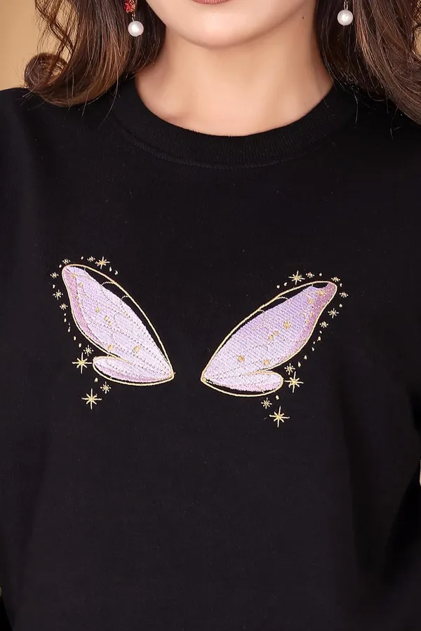 Women_S_Cotton_Blend_Embroidered_T_Shirt