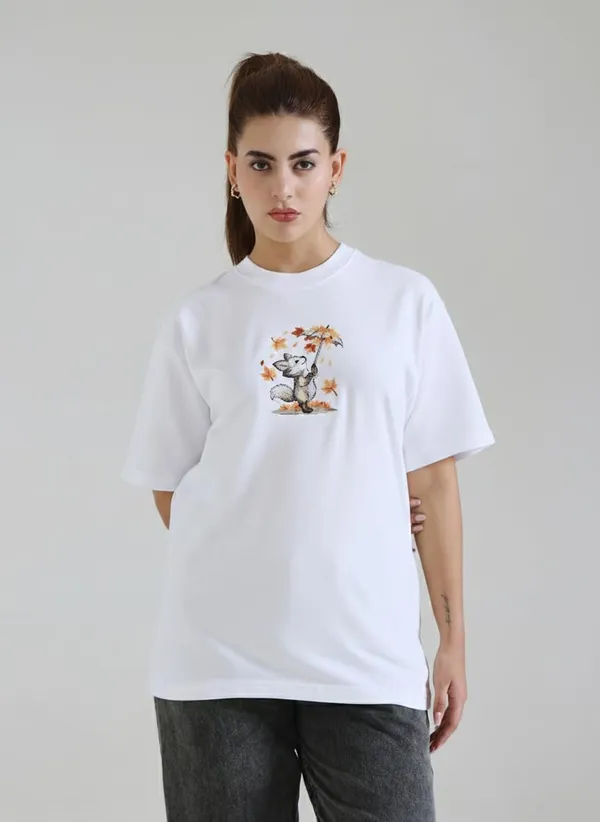 Fox_Embroidered_T_Shirt