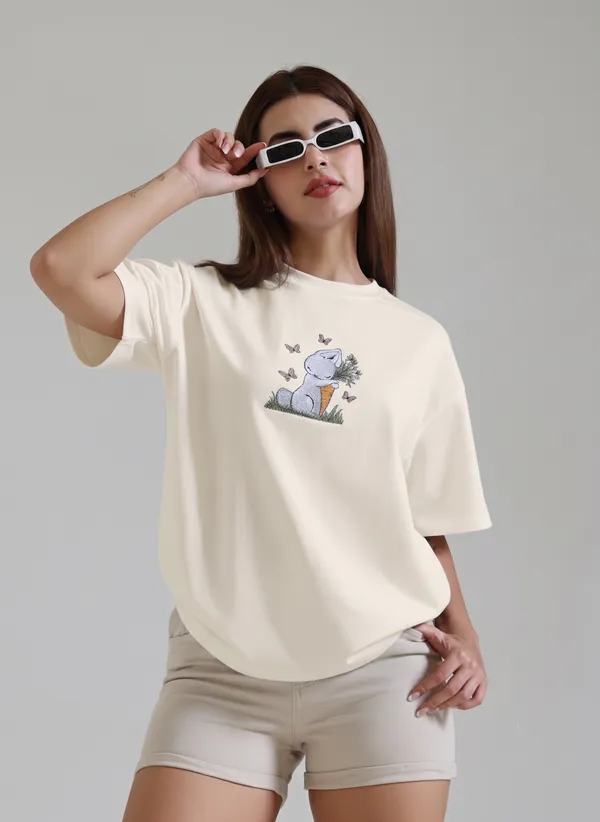 Cream_Casual_Fit_Graphic_T-Shirt_for_Women
