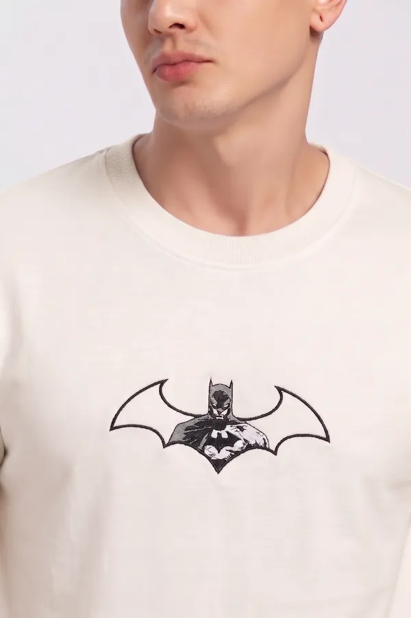 Cream_Oversized_Fit_Embroidered__T-Shirt_for_Men