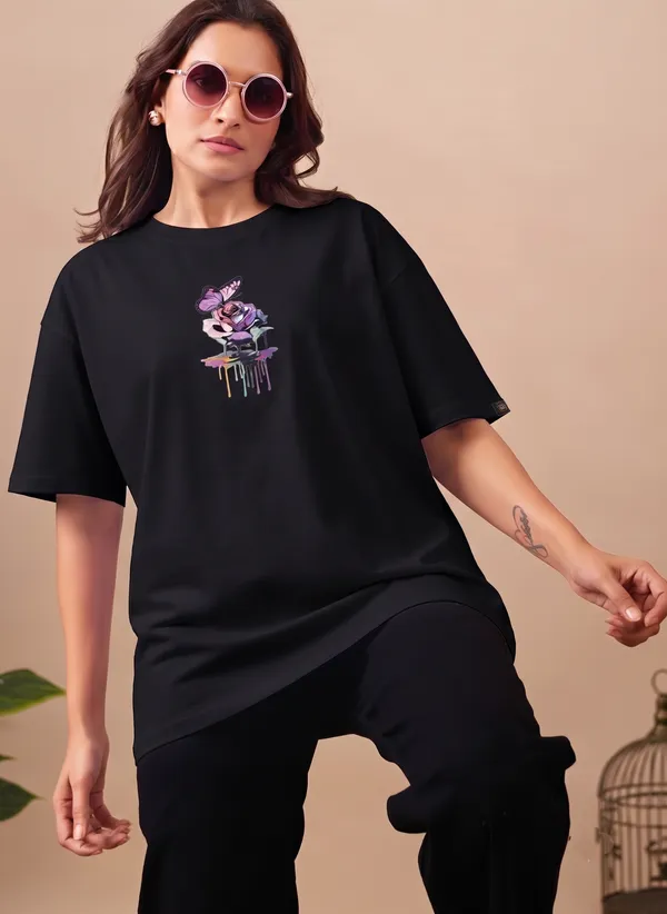 Black_Oversized_Fit_T-Shirt_for_Women