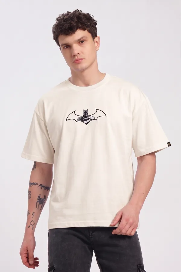 Cream_Oversized_Fit_Embroidered__T-Shirt_for_Men