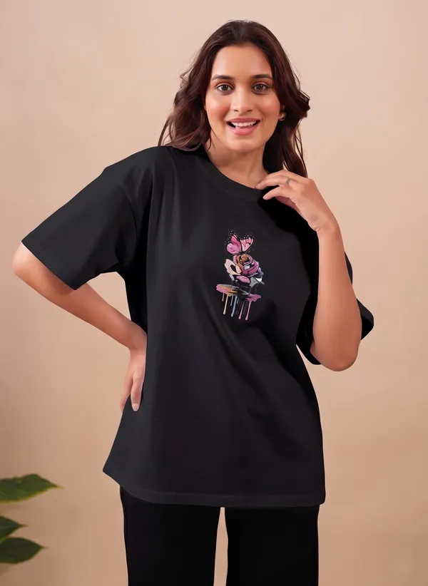 Black_Oversized_Fit_T-Shirt_for_Women