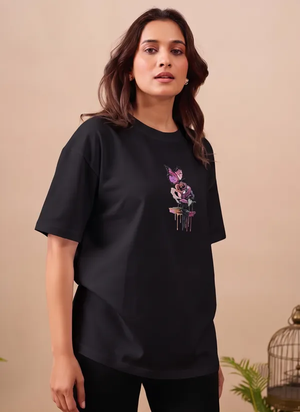 Black_Oversized_Fit_T-Shirt_for_Women