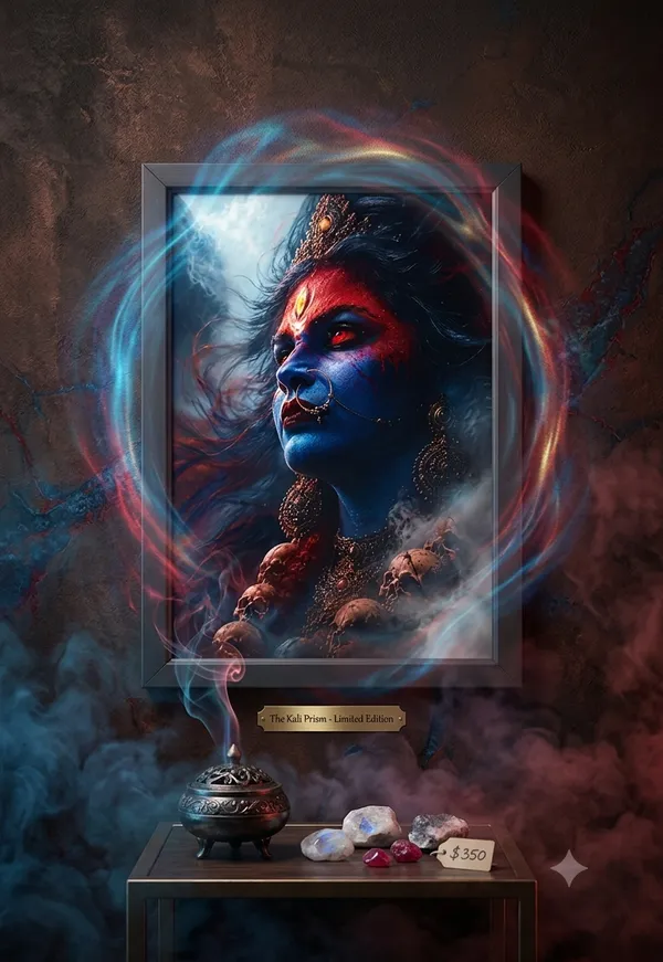 Black_Krishna_Devotional_Wall_Art_Frame