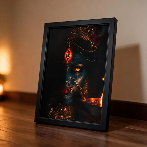 Pvc_Frame_Devotional_Dark_Spiritual_Portrait_Framed_Wall_Art
