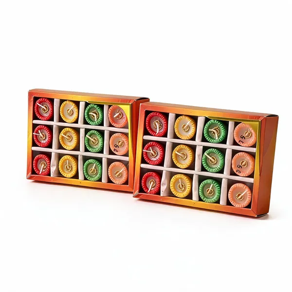 Soil_Festive_Multicolor_Embellished_Diya_Set_Of_12_-_Pack_of_2